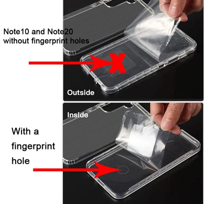 360 Full Body PC+TPU Protective Case Cover For Samsung Galaxy S22 S23 S21 S20 FE Ultra Plus S10 S9 S8 Plus Note 20 10 8 9.