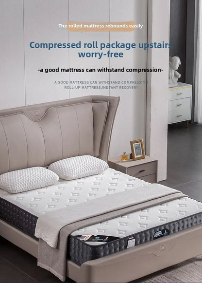 Komprimierte Rollmatratze, 200 * 100 * 20/22 cm Federgedächtnis-Baumwollmatratze, unabhängige Tasche