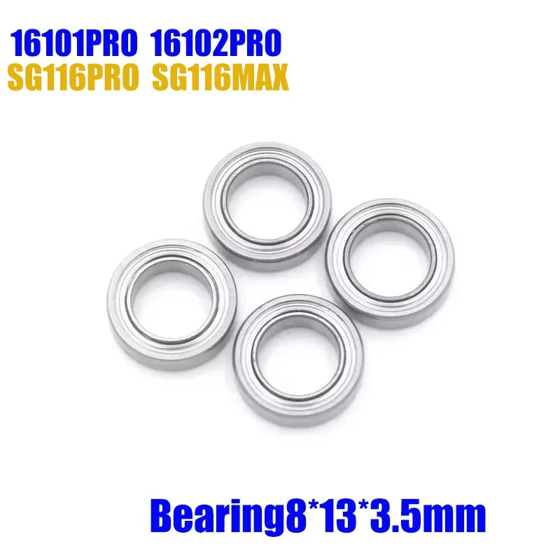 SCY 16101PRO 16102PRO SG116MAX RC Automotive Parts Turning Shaft Gear Bearing Pull Rod Steering Cup Swing Arm Motor Tire Screws