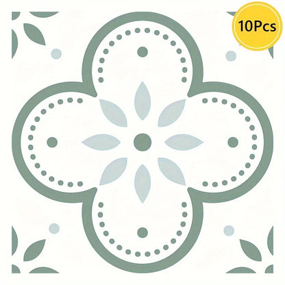 1pc/10pcs Floor Tile Sticker Self Adhesive Floor Sticker Vinyl Non-slip Floor Tile Sticker Wall Sticker Waterproof 20cm x 20cm