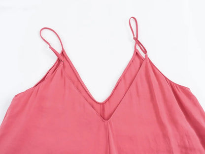 MUJER Schwarze Slip-lange Kleider für Frauen, rotes drapiertes Sommerkleid für Damen, 2025, sexy rückenfreies Maxikleid für Damen, Sommer-Strandkleider.