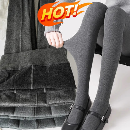 Korean Gray High Elastic Thicken Leggings for Women Warm Pantyhose Cotton Soft Stockings Tights Harajuku Streetwear Fashion Sock