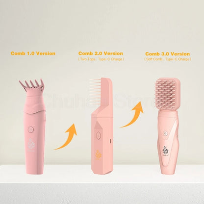 ChuHan Newest Electric USB Portable Incense Burner Muslim Aromatherapy Device Dukhoon Arabic Bakhoor Burner  With Comb Set.