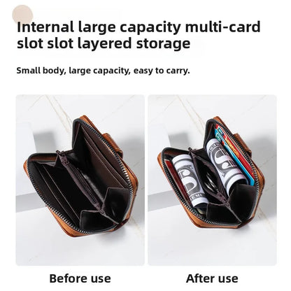 Fashion Multi-card Wallet, Unisex, Zipper Change Bag, Card Bag.