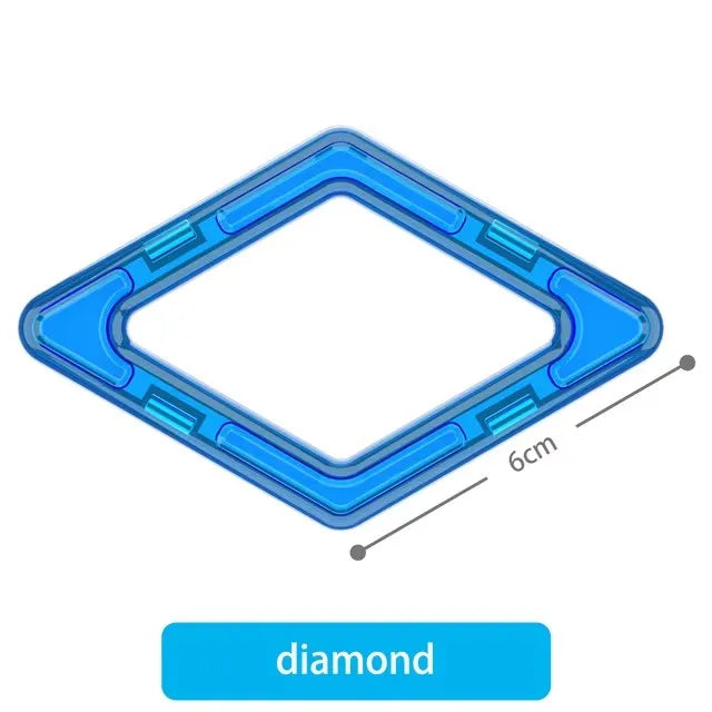 1pcs Big Size Magnetic Designer Magnet Building Blocks Accessories Educational Model Constructor Toys For Children Gifts