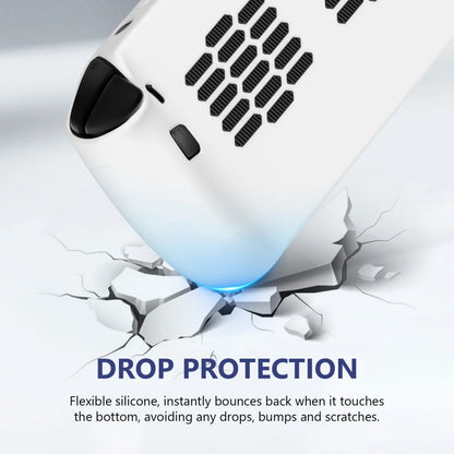 Silicone Case for Legion GO S Game Console Shockproof Anti-Drop Protective Cover Game Accessories Black White Pink.