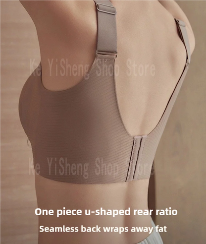 Non-trace body underwear women's bra anti-sag large size adjustment breast women big breasts small.