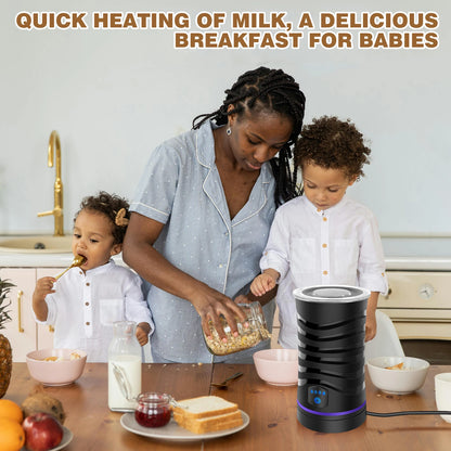 4 in 1 Automatic Milk Frother Electric, 600ml Capacity Hot & Cold Milk Foamer, Silent Operation for Coffee Cappuccino Chocolatte.