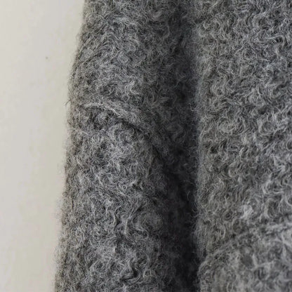 MUJER Kurze Tweed-Jacken für Damen, Herbst-Winter-Kurzmanteljacke, Damen-Reißverschluss-Crop-Jacke für die Halbsaison, Damen, neu in Oberbekleidung.