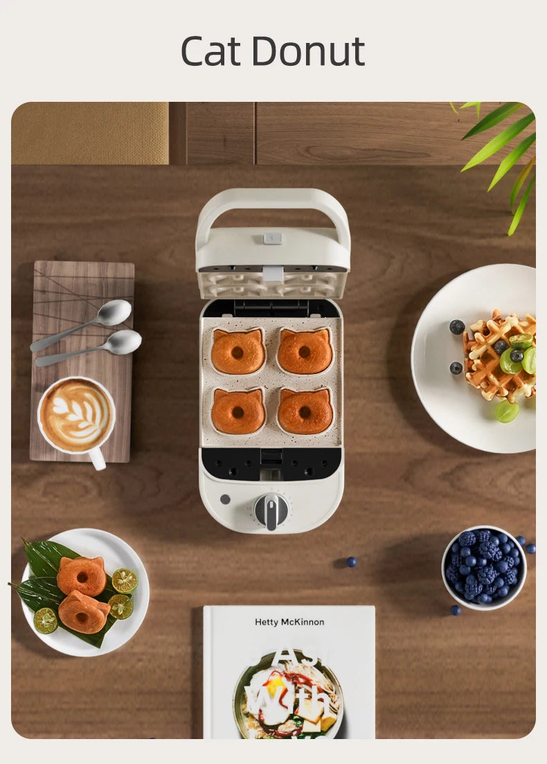 600W Electric Sandwich Maker Waffle Maker Multi-baker Breakfast Machine Toaster Baking Pancake Sandwichera Double Side Heat.