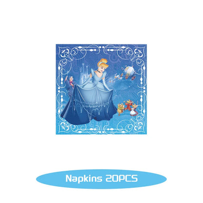 Disney Cinderella Geburtstag Dekoration Party Liefert Hintergrund Geschirr Set Luftballons Dekoration Party Gefälligkeiten Für Kinder Geburtstag