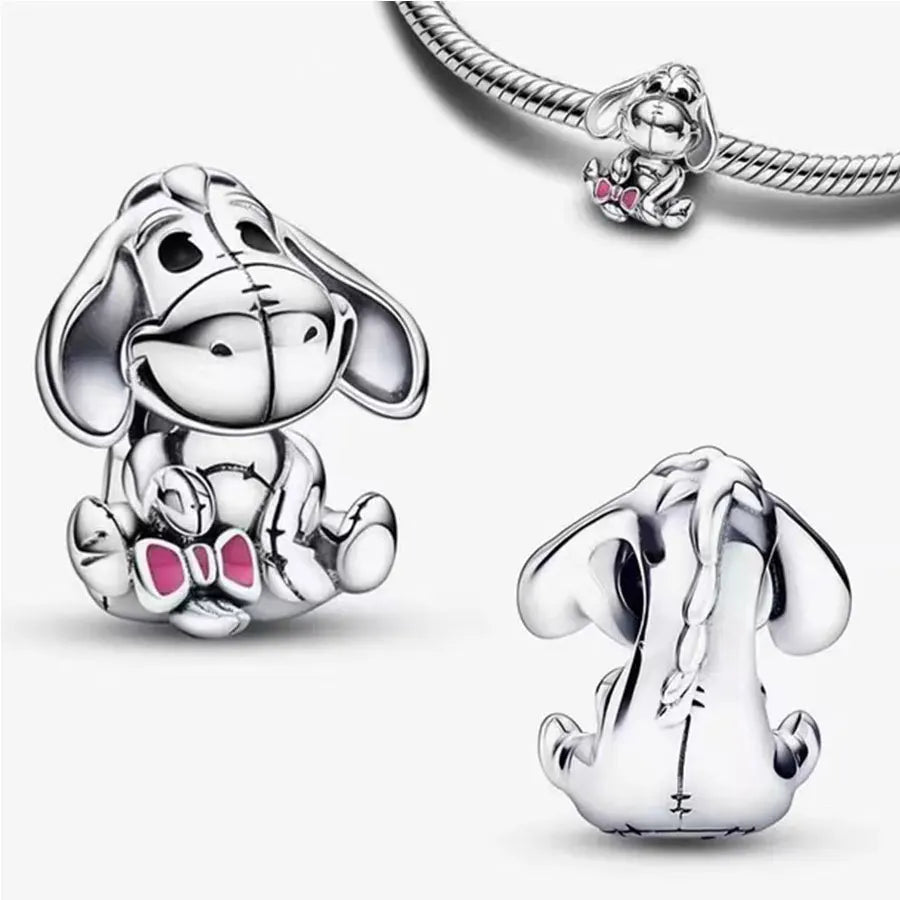 New fashion 100% S925 sterling silver Disney All-Star pendant beads, suitable for the original Pandora bracelet, women's fashion