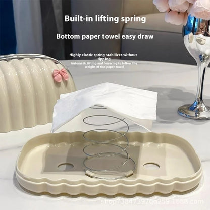 50LF Lovely Rabbit Design Marshmallows Tissue Box For Kids And Adults Home Decoration.