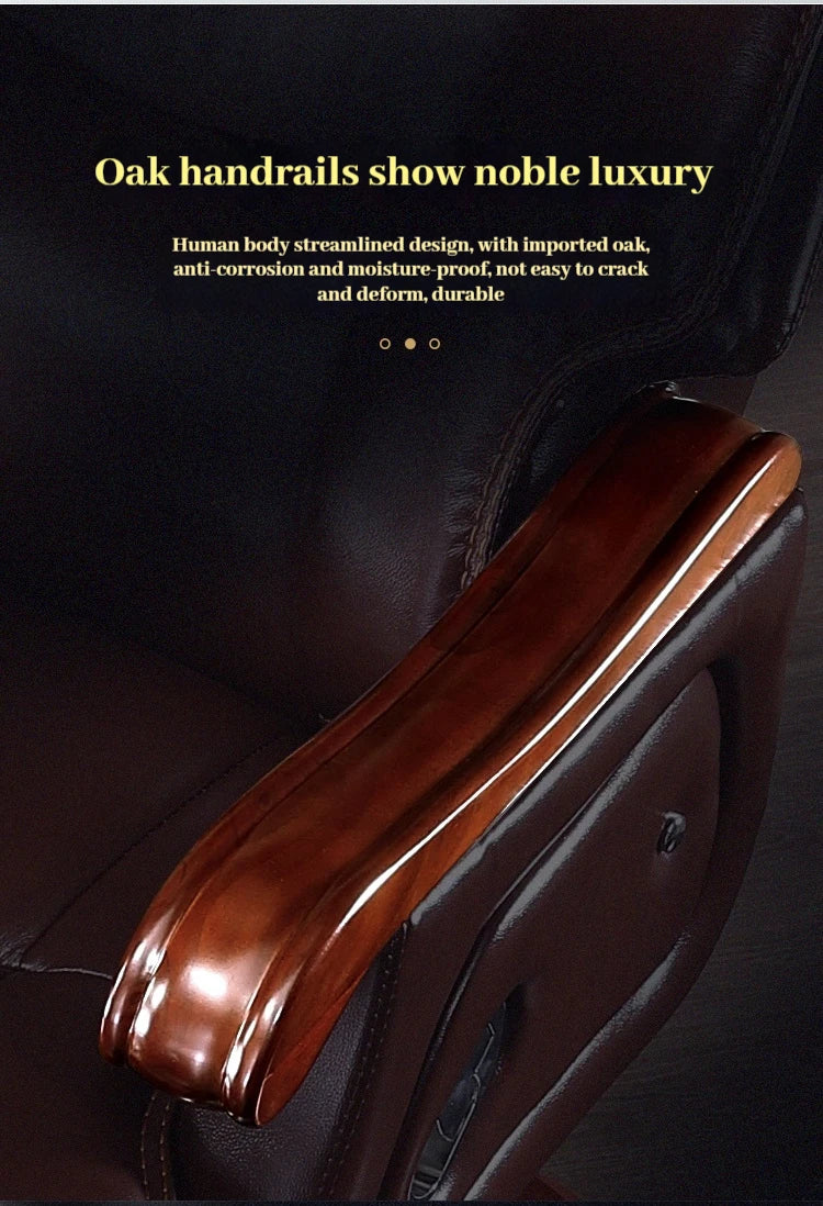 Bürostuhl mit Lederrad, unterstützt Design, Relax, moderner Massagesessel, Chaiselongue, mobil, bequem, luxuriös, Silla Oficina, Büromöbel