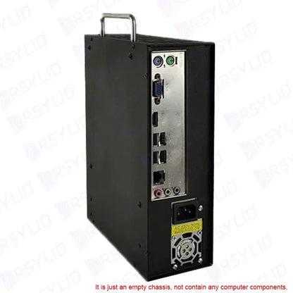 ARSYLID D9 M-ATX Computer Case 5.3L Smaller Mini Core Display Form Factor Chassis 63mm Radiator Flex PSU.