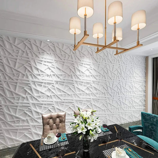 12pcs 30x30cm 3D Stereo Wall Panel Diamond Champagne gold Wood grain tile 3D wall sticker Wood grain living room Bathroom paper