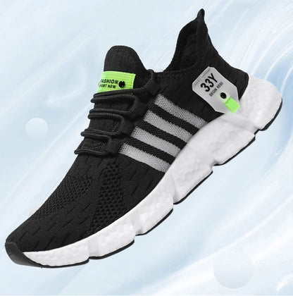 Atmungsaktives Mesh Männer Schuhe Trendy Leichte Fuß Wohnungen Plus Größe Männliche Tennis Turnschuhe Laufen Outdoor Fitness Schuhe 2024.