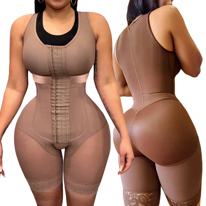 Girdles Shapers Fajas Colombian Corset Sculpting Body Sheath Slimming Bodysuit Tummy Reducing Shapewear Post Surgery Garment.