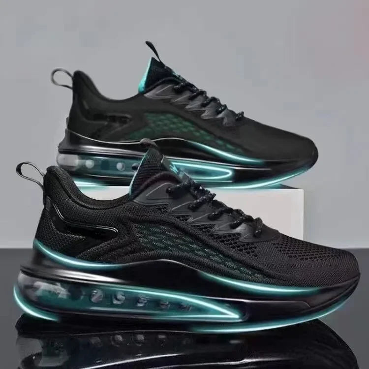 Men's Casual Air Cushion Running Shoes Spring and Autumn New Lightweight Mesh Casual Shoes Anti-Slip Shock Absorbing Sports Shoe.