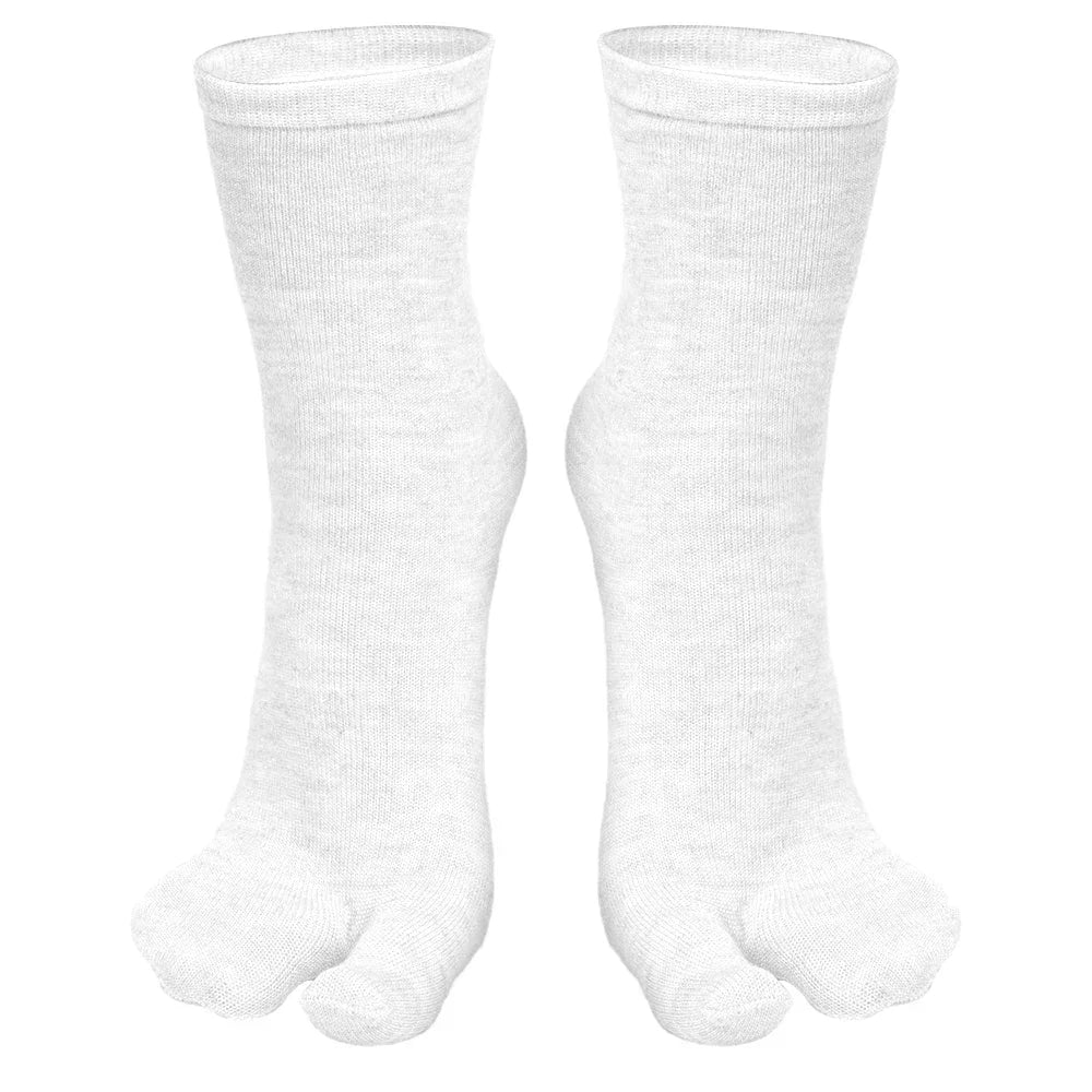 Fashion Japanese Style Tabi Toe Socks for Men Women Summer Fiber Two Finger Socks Kimono Flip Flop Sandal Split Tabi Toe Sock
