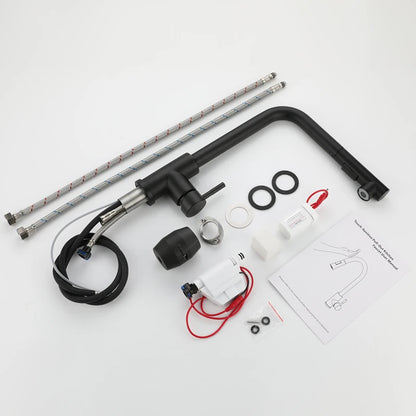 7 Word Touch on Kitchen Sink Faucets Stainless Steel Hot Cold Pull Out Kitchen Mixer Tap Brushed Nickel Touch Kitchen Faucet