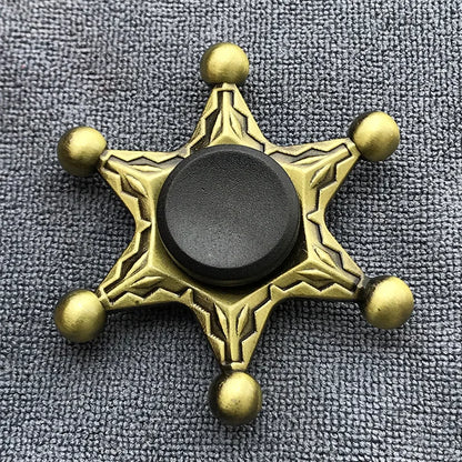 New Bronze Metal Alloy Fidget Spinner R188 Mute Bearing Hand Spinner Fingertip Gyro Stress Relief Toys For Kids Adult.