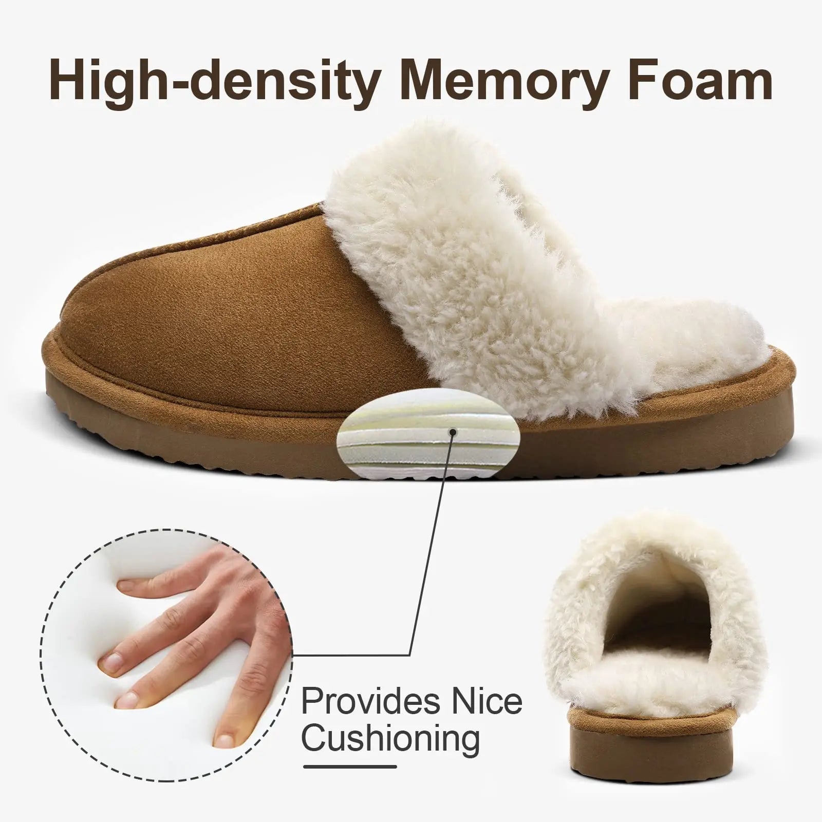 New Winter Fuzzy Women Slippers Indoor Soft House Shoes Fashion Brand Fluffy Suede Women Shoes Outdoor Antiskid Flat Slippers.