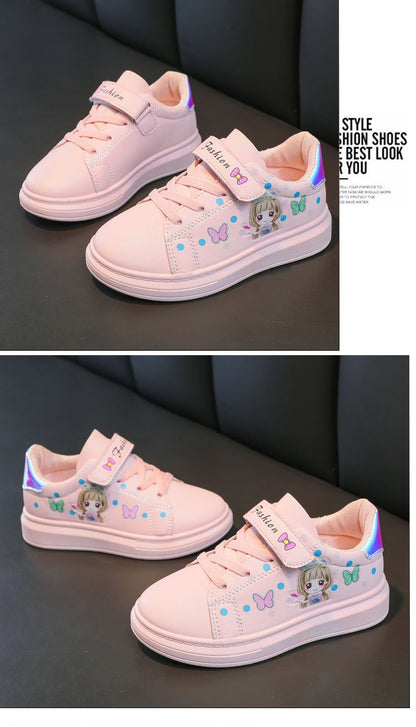 zapatillas Kid Shoe Kid Casual Shoe Spring 2023 New Kid sneakers Shoes Leather Upper Girl Shoe Kid Small White Shoes Board Shoes.