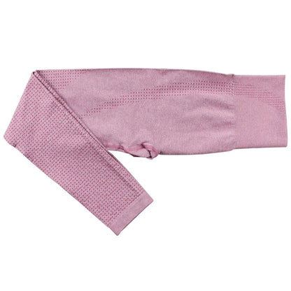 Seamless Dot Dot Yoga Suit High Waist Outdoor Sports Vest Running Quick Dry Top Fitness Yoga Pants Set Exercise Workout Clothes