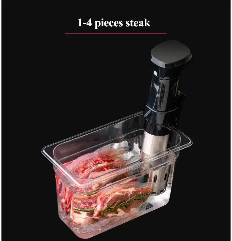 6L Sous Vide Cooker Container For Immersion Circulators Sous-Vide Machine Food Grade PC Material Immersion Thermostatic Cooking.