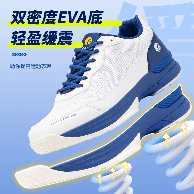 FitVille Professionelle Tennisschuhe für Herren, Soprt-Schuhe, Trainings-Sneaker, rutschfest, schweißabsorbierend, geschwollene Füße, Fußgewölbeunterstützung.