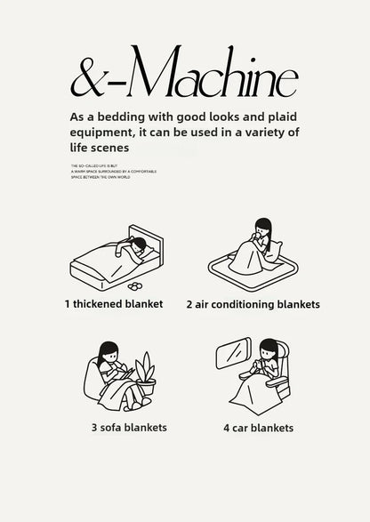 2025 NEW Winter Keep Warm Wool Throw Blanket for Sofa Winter Blanket King Size Home Warm Plaid Comforter Bedspread Bedding Sheet.