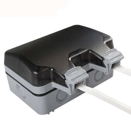 Melery Outdoor-Wandsteckdosen, EU-Stecker, elektrische Steckdosen, IP66, staubdicht, für den Außenbereich, Garten, Masterplug, Rasen.