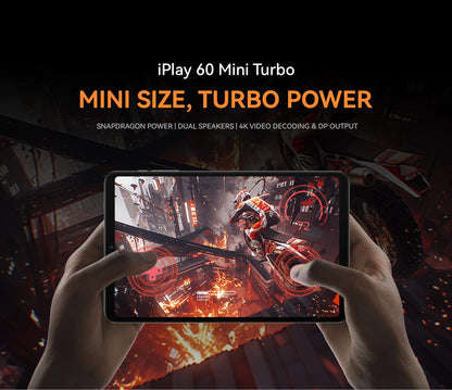ALLDOCUBE iPlay60 mini Turbo Tablet 8.4" 60Hz Snapdragon 6 Gen1 16GB(8GB+8GB Virtual) RAM 128GB ROM WiFi 5500mAh Android 14.