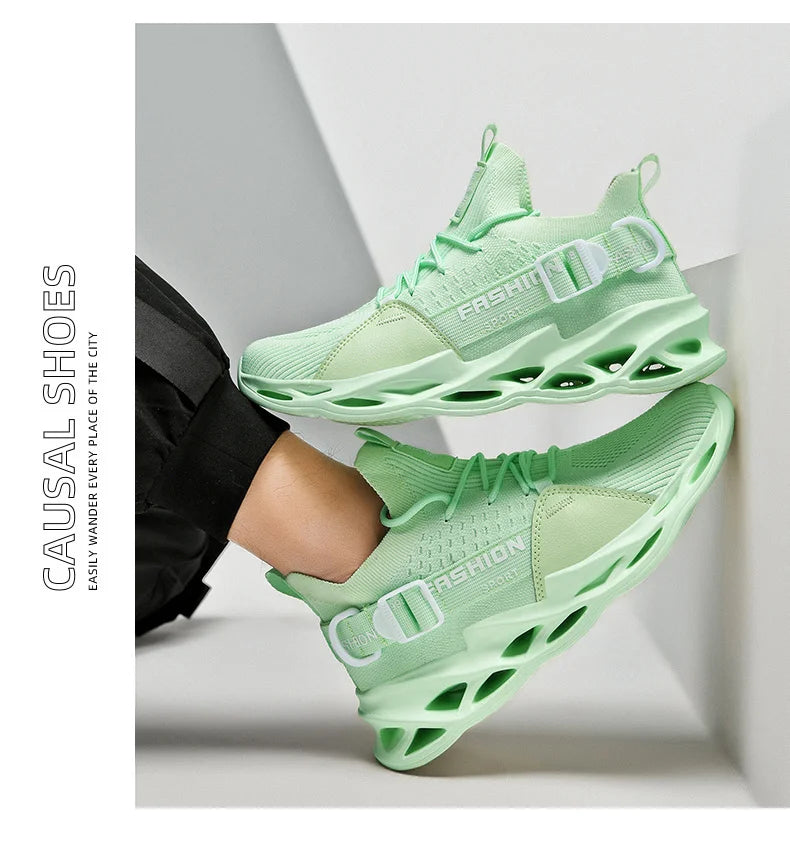 Men Shoes Breathable Fashion Mesh Running Shoes Man High Quality Unisex Light Tennis Baskets Athletic 2023 Sneakers for Men