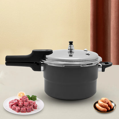 7L 24CM 80Kpa Ultra Wear-Resistant Medium Ratio Double Bottom Pressure Cooker Aluminum Alloy Pressure Cooker For Cooking Stewing