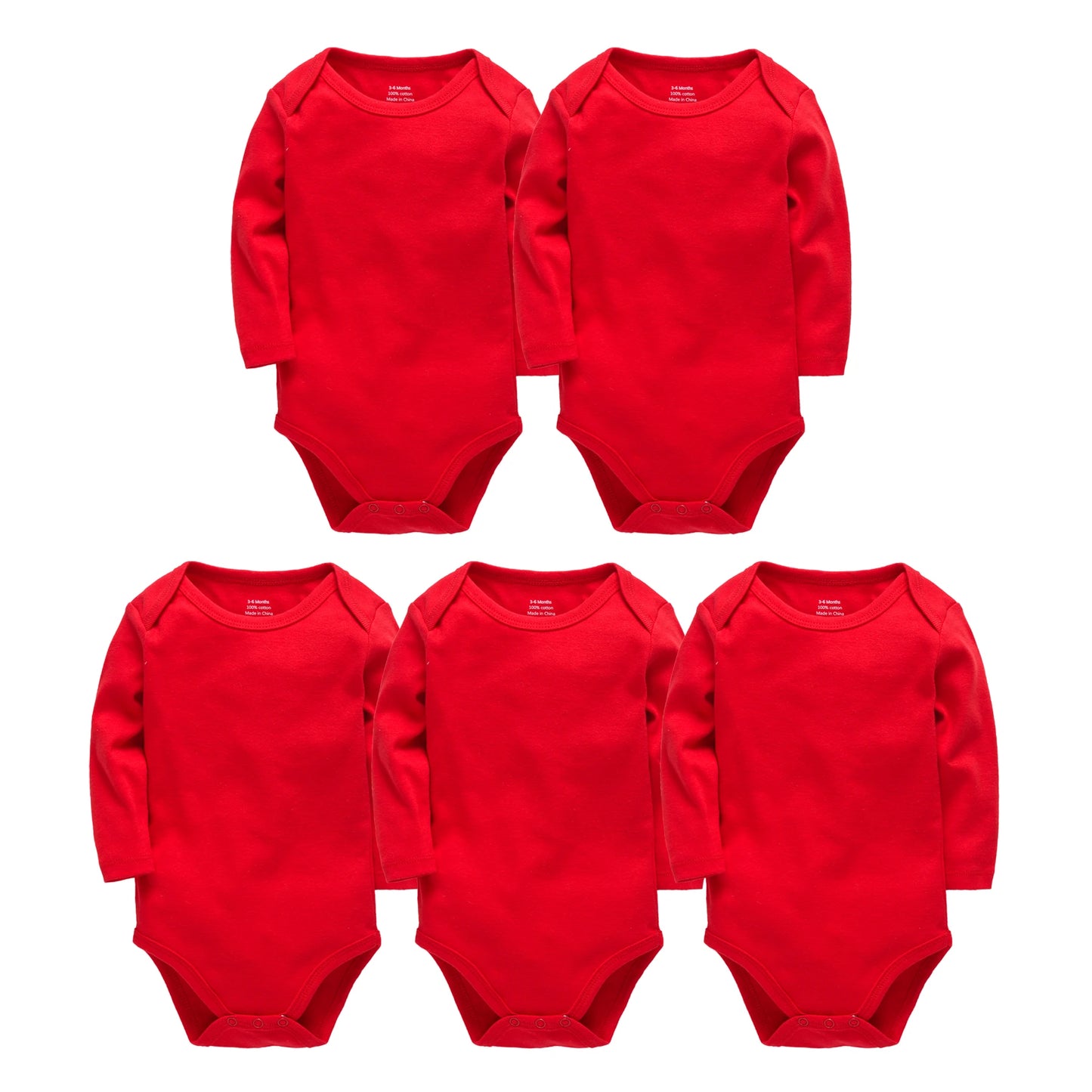 Kavkas 3 Stück 5 Stück 7-teiliger Baby-Body für Jungen, 0–24 Monate, 100 % Baumwolle, volle Ärmel, Herbst-Kleidung für Neugeborene.