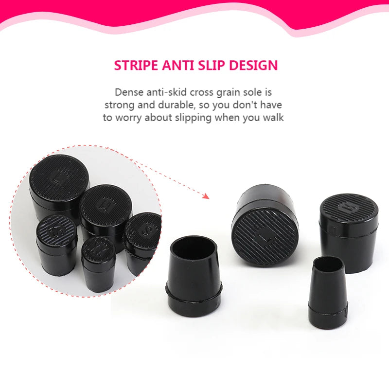 2Pcs Non-slip Wearable Heel Cover Round Woman High heels Protective Cover TPU/PVC Material Soft Damping Silencer Heel Protector.