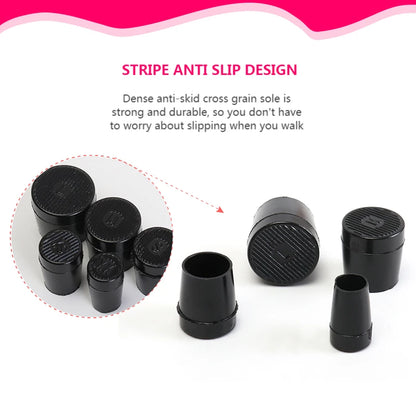 2Pcs Non-slip Wearable Heel Cover Round Woman High heels Protective Cover TPU/PVC Material Soft Damping Silencer Heel Protector.