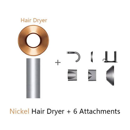 Diffuser Hairdryer 5in1 Ionic Professional Electric Hair Dryer Heat Leaf Blow Drier With Diffuser Ion Leafless Air Blower Woman