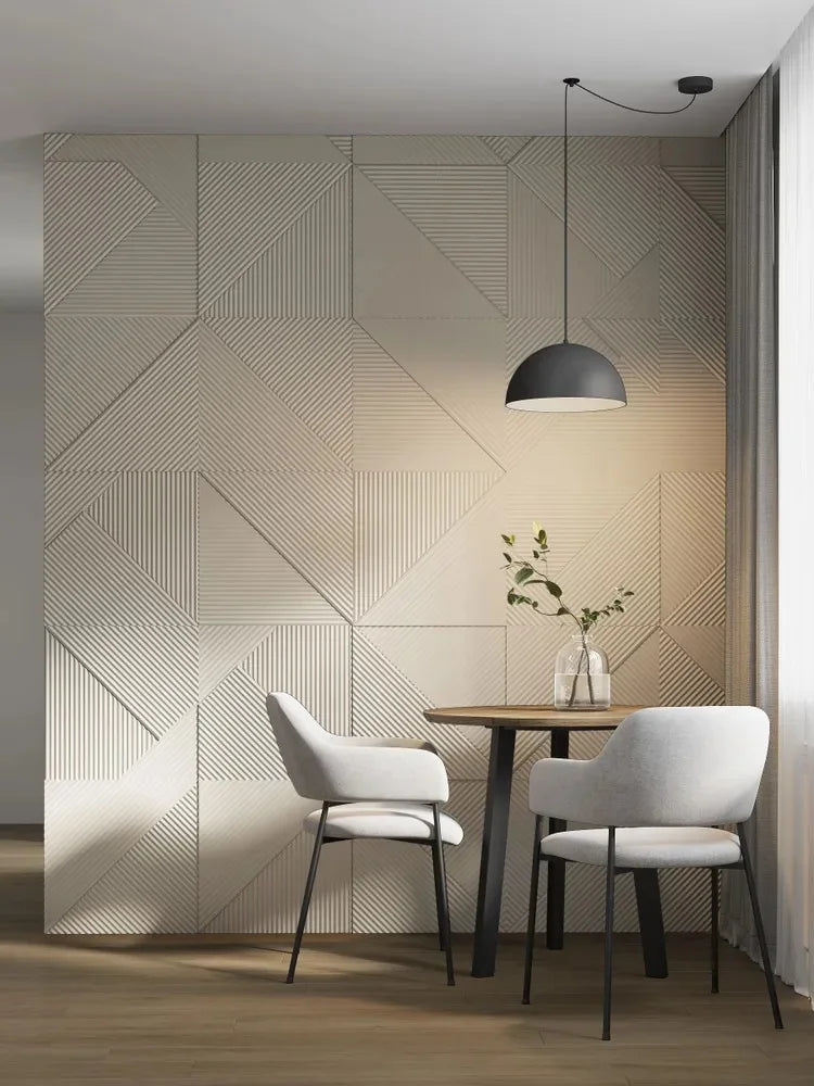 4pcs 50x50cm Champagne gold color 3D Wall Panel Shining Gold 3D Wall Sticker Wedding party background wall art Wood grain paper