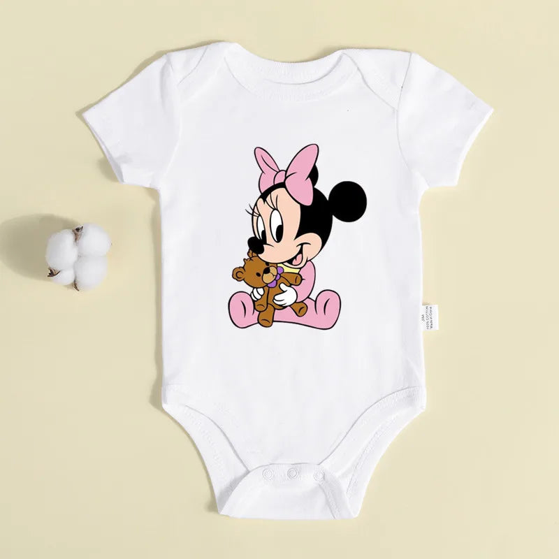 Baby Donald und Daisy Babykleidung Baumwolle Neugeborene Bodys Twin Junge Mädchen Onesie Sommer Overall.