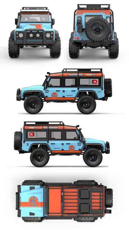 MJX in stock 1:8 Foc Westward H8h Defender Brushless 3s Off-road Differential Lock Remote Control Climbing Model Car Toy Gift