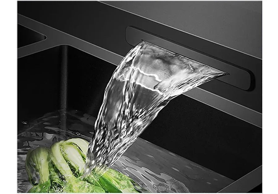 ASRAS 11550 NJH Large Size Smart Purifying Kitchen Sink Handmade Step Sink Ultrasonic Smart Purifying Kitchen Island Sinks