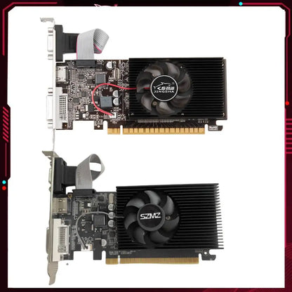 GT610/GT730 1/2/4GB Gaming Video Card Computer Graphics Card PCI-E X16 DDR3 HD+VGA+DVI placa de video GPU Display Cards for PC.