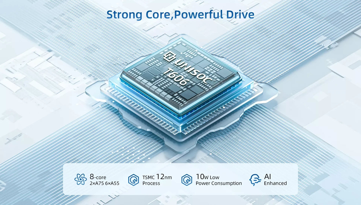 BMAX I10 Plus Android 15 10.1" HD Screen 4GB+8GB Expansion 128GB Storage UNISOC T606 ARM Mail G57  Dual Band Wi-Fi Tablet.