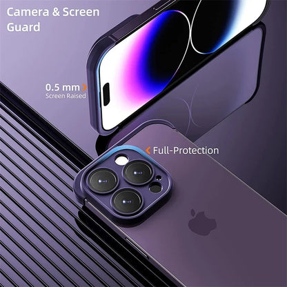 Frameless Silicone Bumper with Lens Protector Case for IPhone 17 Air 14 13 12 15 16 Pro Max Plus 15Pro 16Pro IPones Corner Cover.