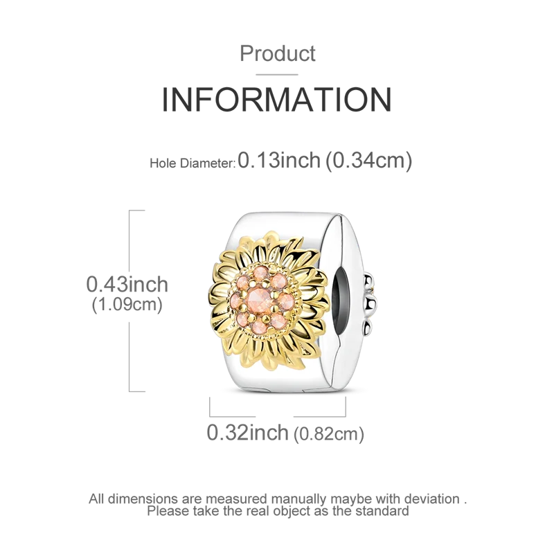 Silver Clasp 925 Sterling Silver CZ pave Clip Charms Daisy Beads Stopper Safety Chain fit Original Bangle Bracelet Jewelry Clip