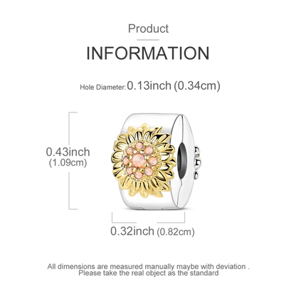 Silver Clasp 925 Sterling Silver CZ pave Clip Charms Daisy Beads Stopper Safety Chain fit Original Bangle Bracelet Jewelry Clip