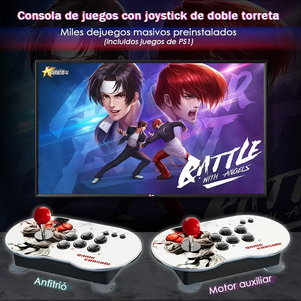 Retro Video Game Console Joystick MT6/M9  Retro Video Game PS1 Double Battle Wireless Controller Console Arcade Game,15000.